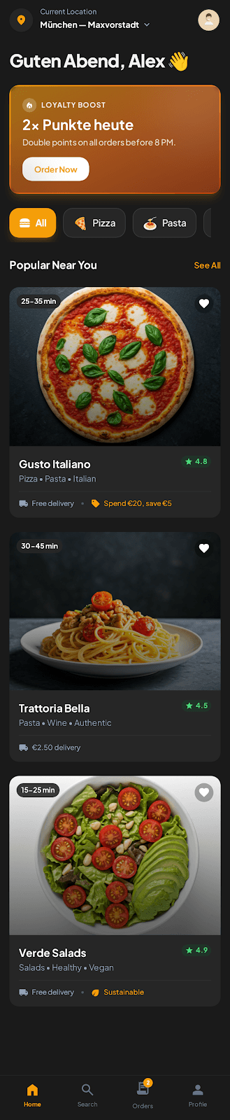 Restaurant Delivery App